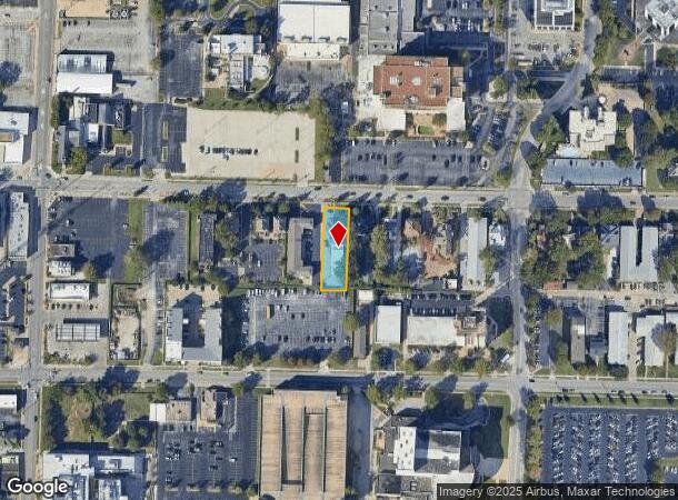  736 E Walnut St, Springfield, MO Parcel Map