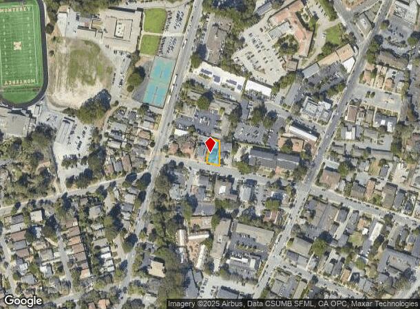  266 El Dorado St, Monterey, CA Parcel Map