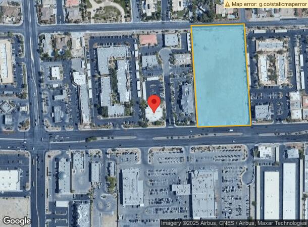  7604 W Sahara Ave, Las Vegas, NV Parcel Map