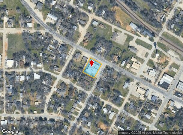 303 W Franklin St, Alvord, TX Parcel Map