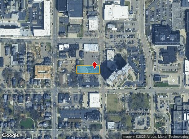  522 S Burdick St, Kalamazoo, MI Parcel Map