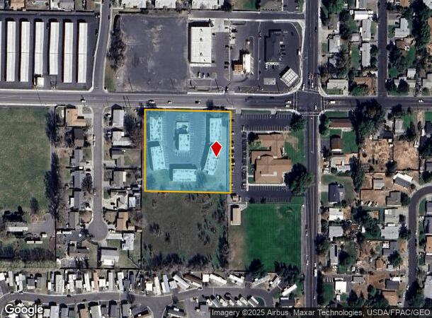  1205 W Highland Ave, Hermiston, OR Parcel Map