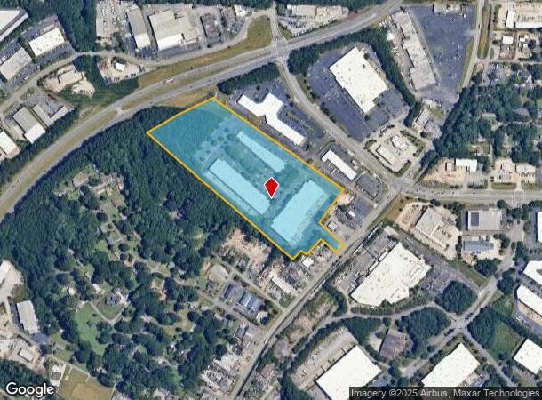  1800 Sandy Plains Ind Pky, Marietta, GA Parcel Map