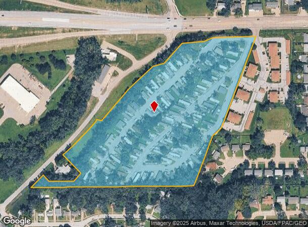  2007 Betz Rd, Bellevue, NE Parcel Map