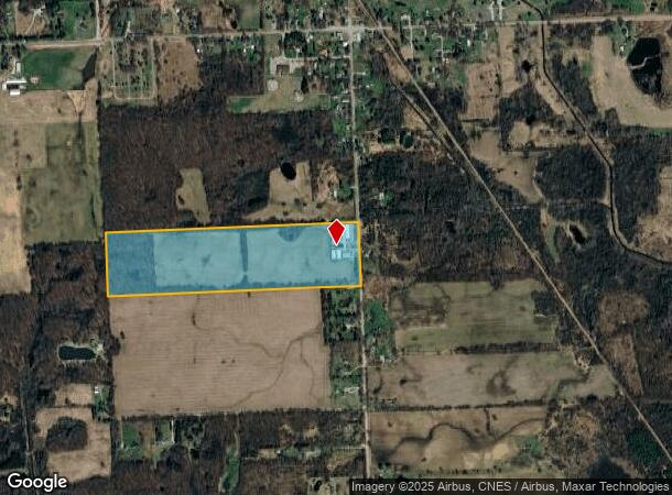 2027 Mitchell Lake Rd, Attica, MI Parcel Map