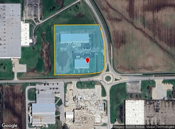  1400 Commerce Pky, Franklin, IN Parcel Map