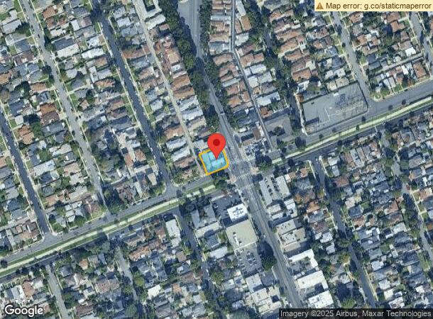  1209 N Hollywood Way, Burbank, CA Parcel Map