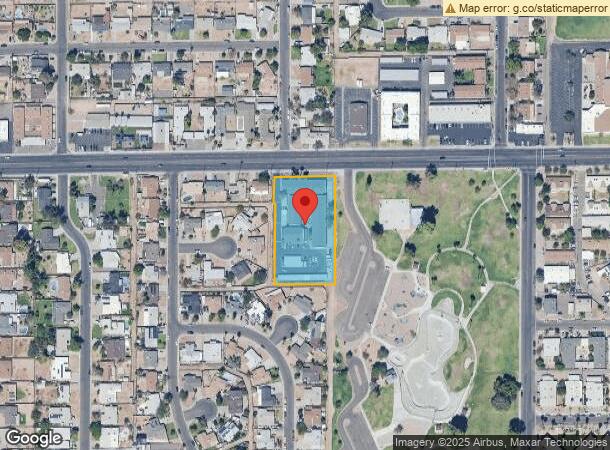  1547 E Broadway Rd, Mesa, AZ Parcel Map