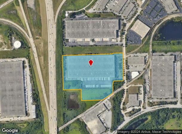  10320 Werch Dr, Woodridge, IL Parcel Map