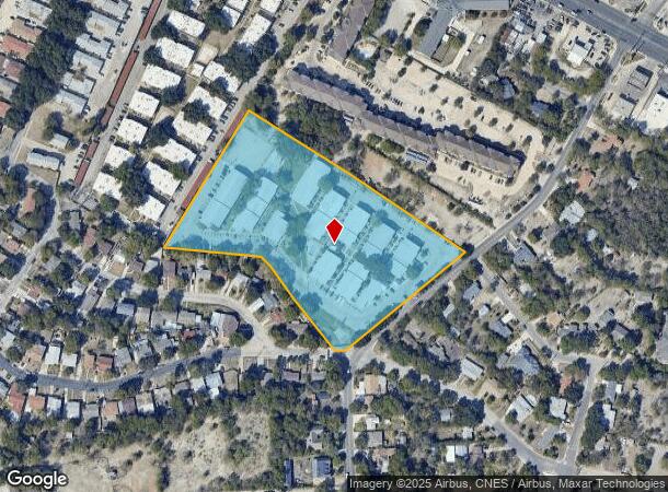 215 W Broadview Dr, San Antonio, TX Parcel Map