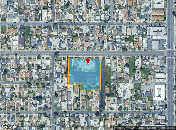  11134 Saticoy St, Sun Valley, CA Parcel Map