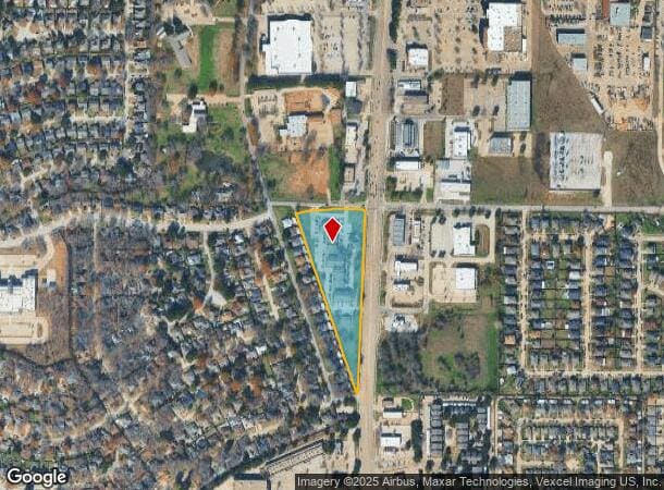 5616 S Cooper St, Arlington, TX Parcel Map
