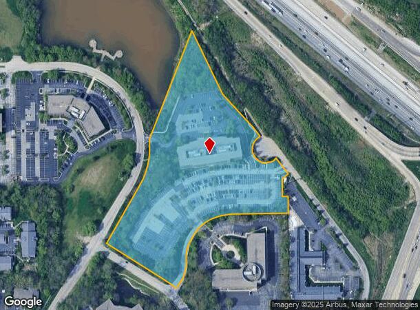 8415 Allison Pointe Blvd, Indianapolis, IN Parcel Map