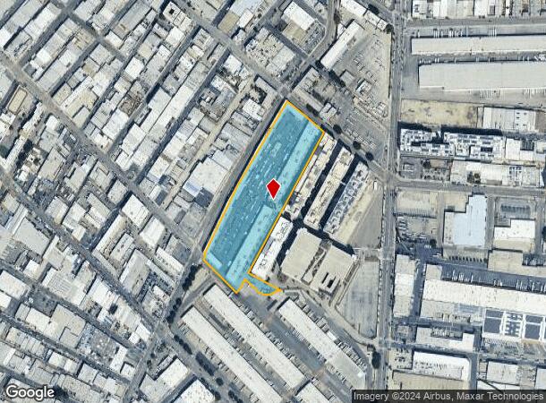  1312 E 7Th St, Los Angeles, CA Parcel Map