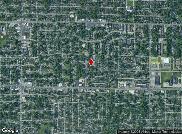  1300 Vann Ave, Evansville, IN Parcel Map