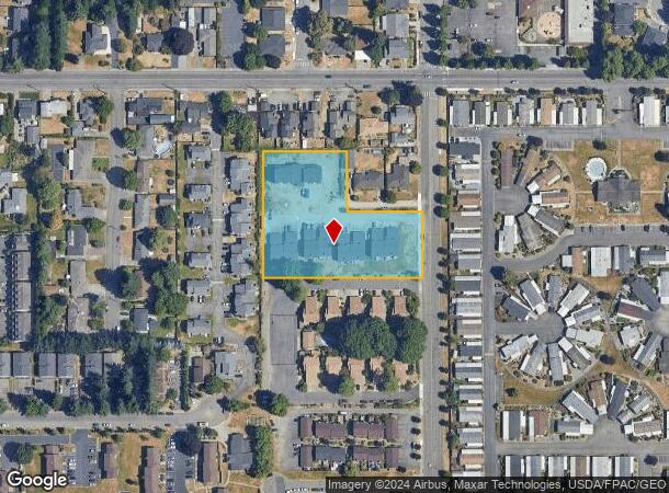  2025 M St Ne, Auburn, WA Parcel Map