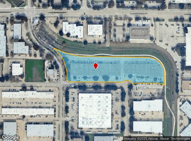  1201 Commerce Dr, Richardson, TX Parcel Map
