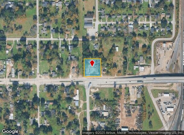  7517 Ley Rd, Houston, TX Parcel Map