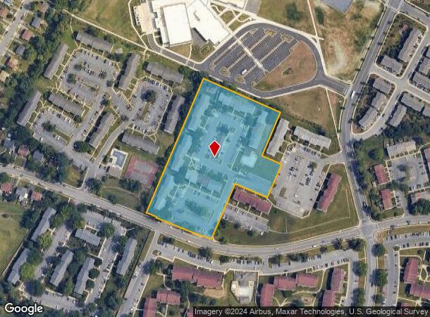  1461 Key Pky, Frederick, MD Parcel Map