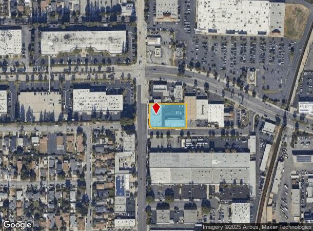  1120 S Shamrock Ave, Monrovia, CA Parcel Map