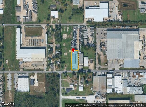  1227 Buschong St, Houston, TX Parcel Map