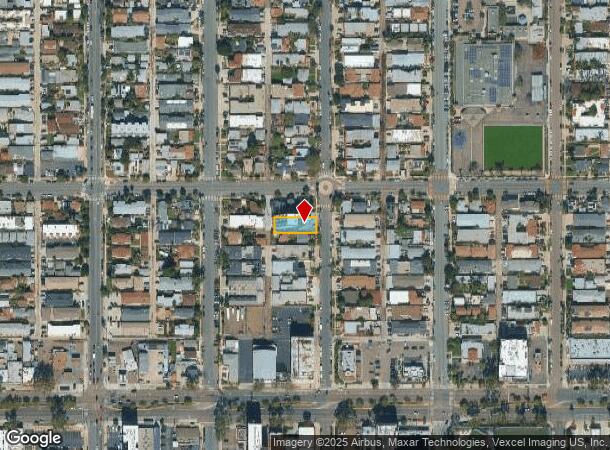  4384 Hamilton St, San Diego, CA Parcel Map