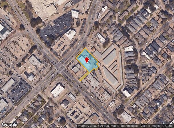  3524 Inwood Rd, Dallas, TX Parcel Map
