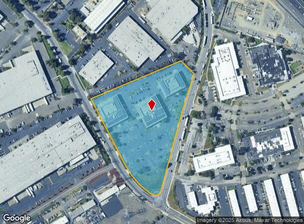  42808 Christy St, Fremont, CA Parcel Map