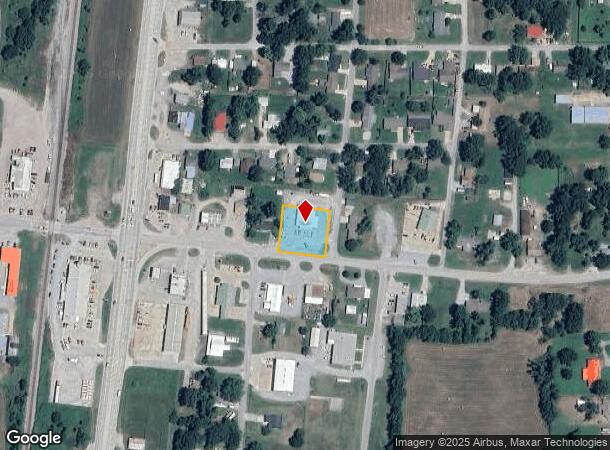  110 E Main St, Chouteau, OK Parcel Map