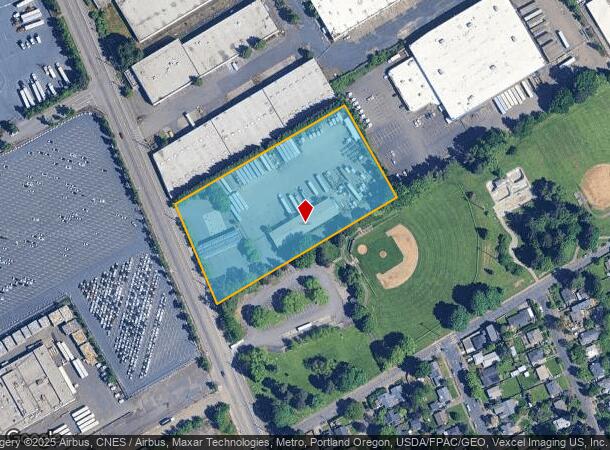  10533 N Lombard St, Portland, OR Parcel Map