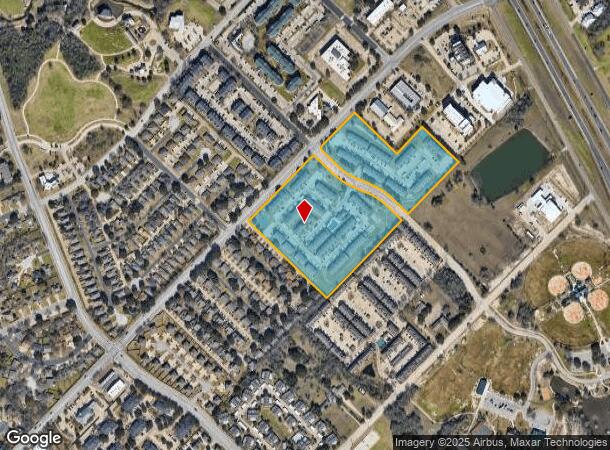 2500 Central Park Ln, College Station, TX Parcel Map