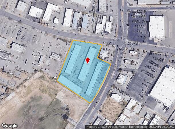  1421 N Lee Trevino Dr, El Paso, TX Parcel Map