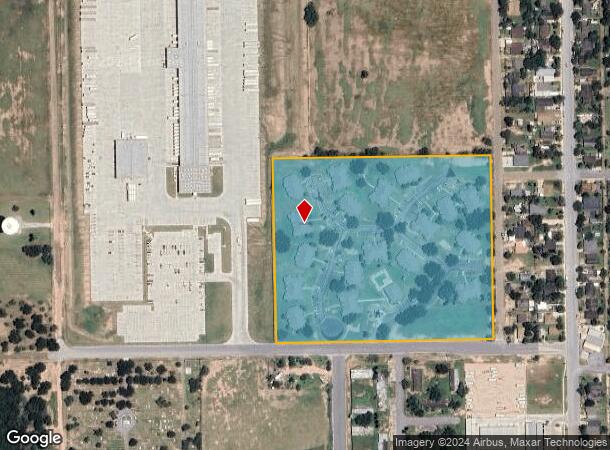  1100 Anacuitas, Mcallen, TX Parcel Map