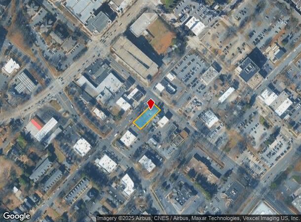  1500 E 4Th St, Charlotte, NC Parcel Map