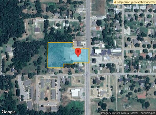  316 S Dawson St, Meeker, OK Parcel Map