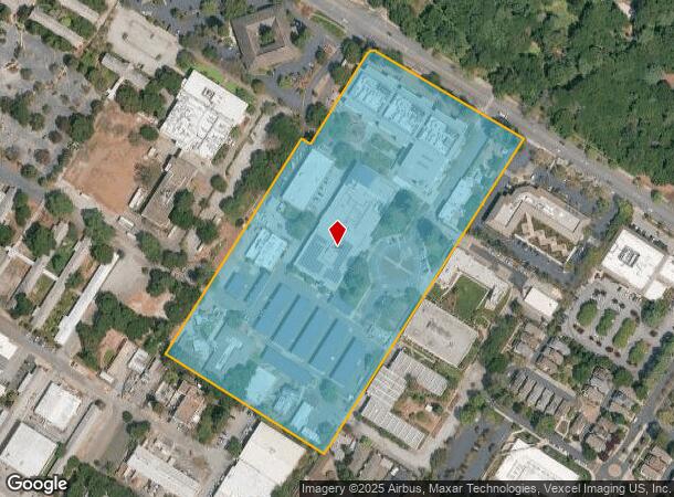 345 Middlefield Rd, Menlo Park, CA Parcel Map