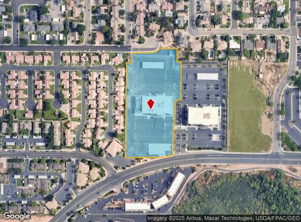 585 E Riverside Dr, Saint George, UT Parcel Map