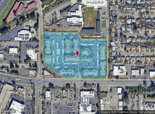  2100 W Texas St, Fairfield, CA Parcel Map