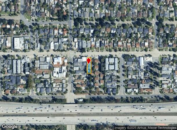  2170 E Villa St, Pasadena, CA Parcel Map