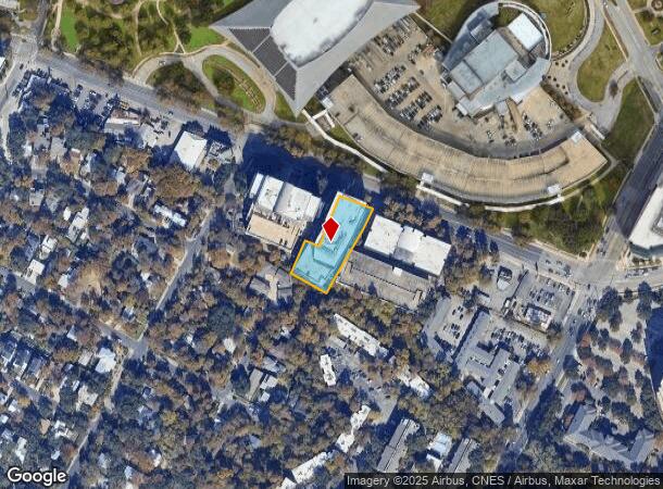  801 Barton Springs Rd, Austin, TX Parcel Map