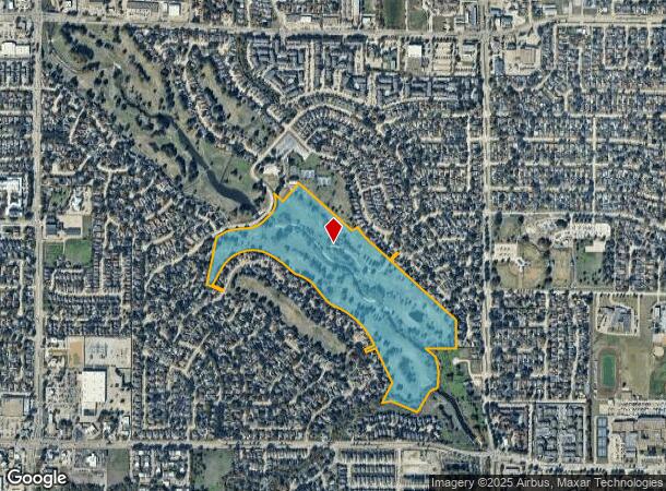  2651 Oak Point Dr, Garland, TX Parcel Map