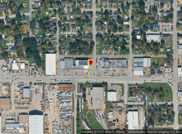 2100 Clinton Dr, Galena Park, TX Parcel Map