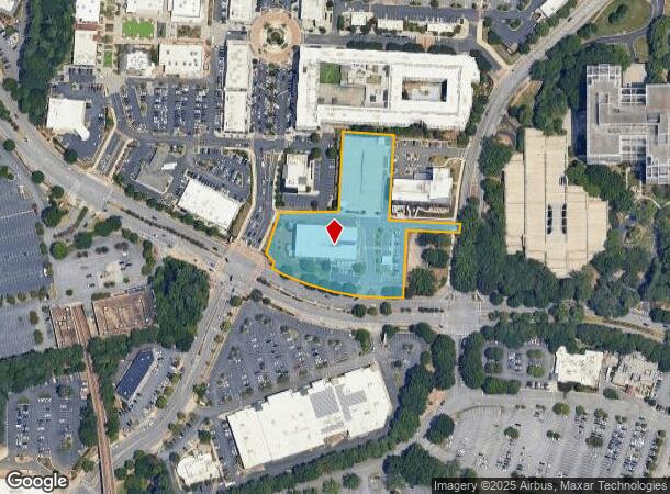 121 Perimeter Ctr W, Atlanta, GA Parcel Map