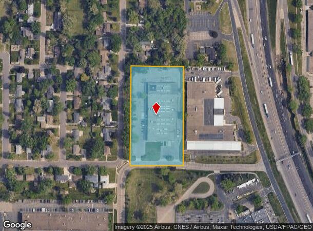 1600 W 92Nd St, Minneapolis, MN Parcel Map