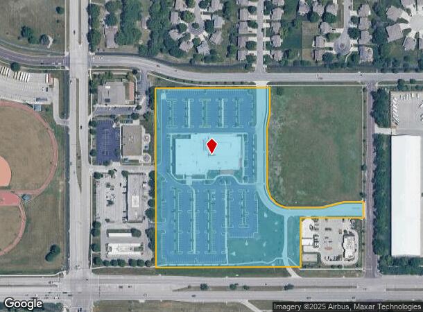  9800 W 135Th St, Overland Park, KS Parcel Map