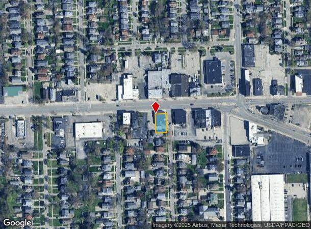 1105 W Sylvania Ave, Toledo, OH Parcel Map