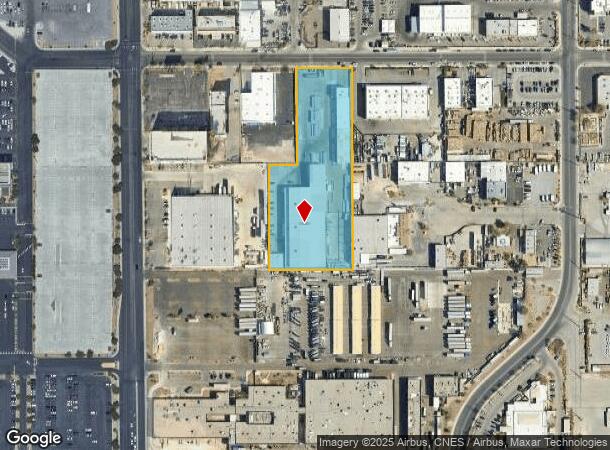  4265 W Tompkins Ave, Las Vegas, NV Parcel Map