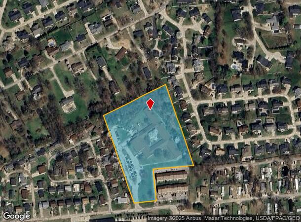 300 Seville Rd, Hurricane, WV Parcel Map