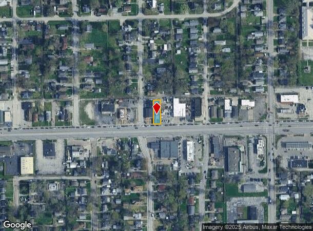  3460 W 16Th St, Indianapolis, IN Parcel Map