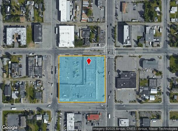  1340 Gambell St, Anchorage, AK Parcel Map